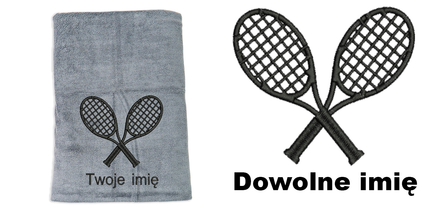 ręcznik szybkoschnący z mikrofibry dla tenisisty